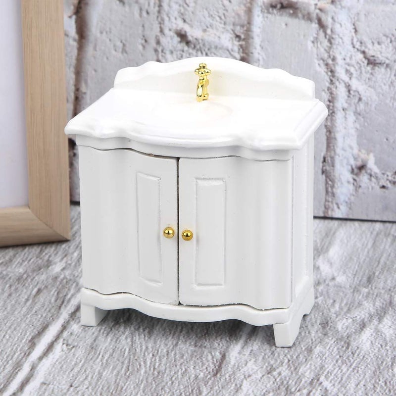 1 12 Doll House Wash Basin Mini Micro Furniture Accessory Fine Craftsmanship - Image 2