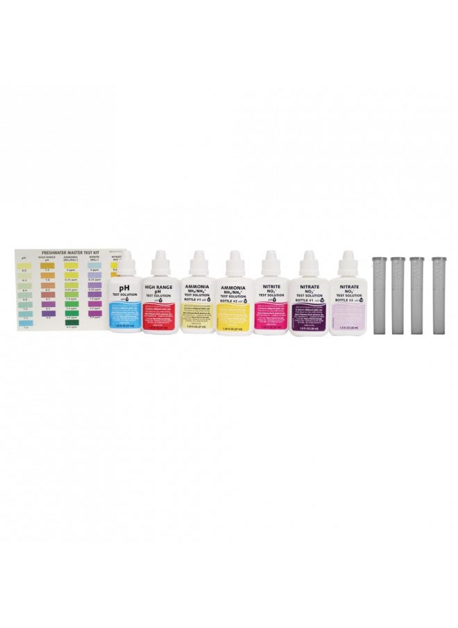 API API FRESHWATER MASTER TEST KIT 800-Test Freshwater Aquarium Water Master Test Kit, White, Single, Multi-colored  - Image 2