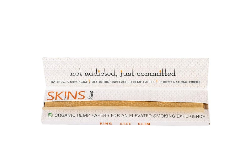 Skins THESKINSCO� Premium Hemp Rolling Papers KING SIZE SLIM (Pack Of 50) (Full Box) - Image 3