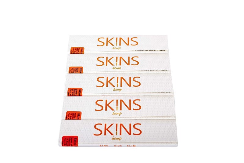 Skins THESKINSCO� Premium Hemp Rolling Papers KING SIZE SLIM (Pack Of 50) (Full Box) - Image 2