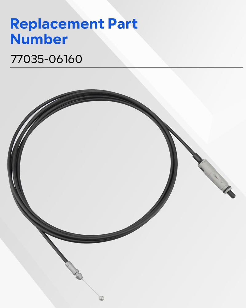 JUQAFY Car Fuel Tank Cable Fit for Toyota Camry 2006 2007 2008 2009 2010 2011 2012 2013 2014 2015,Replace 77035-06160 - Image 5