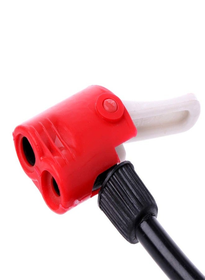 HELYZQ Bike Bicycle Handy Portable Air Pump Tire Inflator Replacement Hose Accessories,Black&red,67cm - Image 2