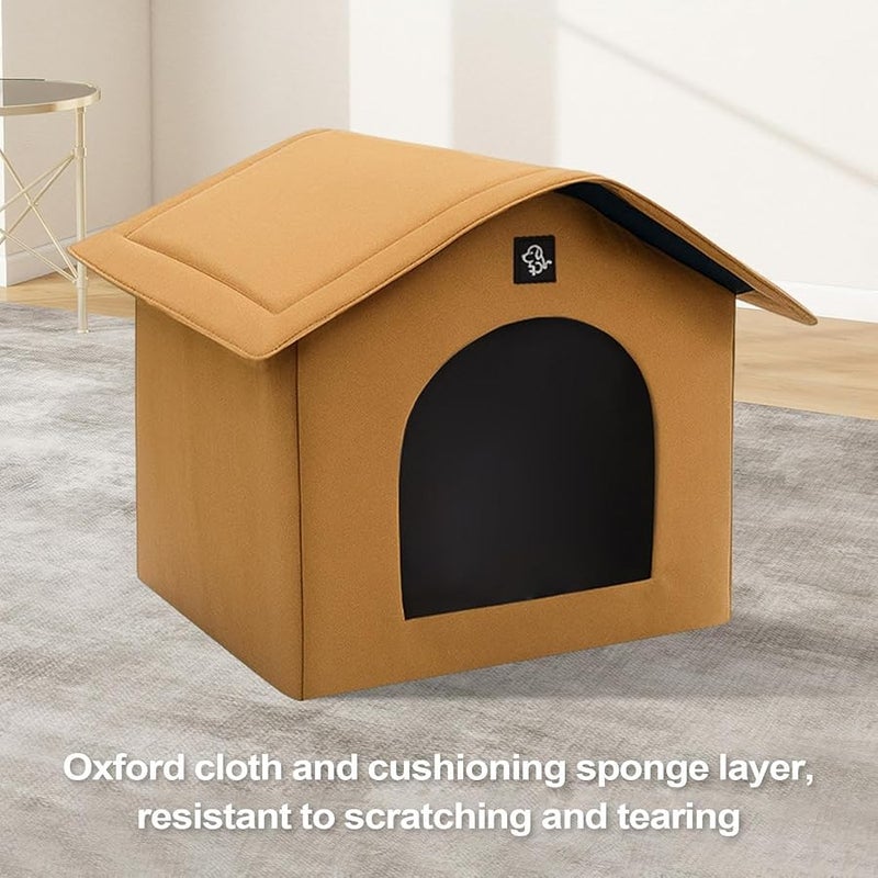 Multicolor Insulated Portable Cat Cabin Foldable Pet Kennel Cooling Bed For Indoor Dogs Kittens - Image 3