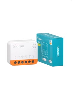 MINIR4 10A Smart WiFi Extreme Wireless Light Switch,Universal DIY Module for Smart Home Automation Solution, Works with Alexa & Google Home Assistant, No Hub Required