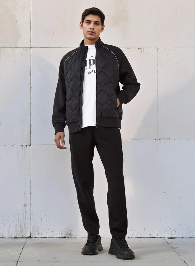 Kappa Kappa Men Quilted Zip Closure Jacket