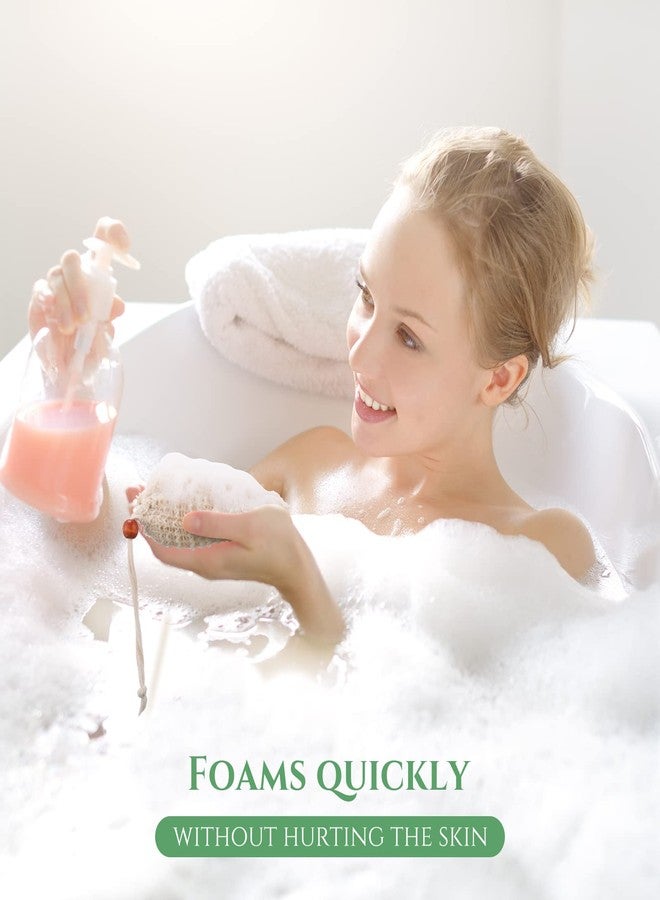 Woanger Natural Sisal Soap Bag 5.7 x 3.7 Inches Mesh Exfoliating Soap Saver Bag with Drawstring Foaming and Drying Holder for Shower Kitchen Bathroom Travel Hotel(200 Pcs) - Image 5