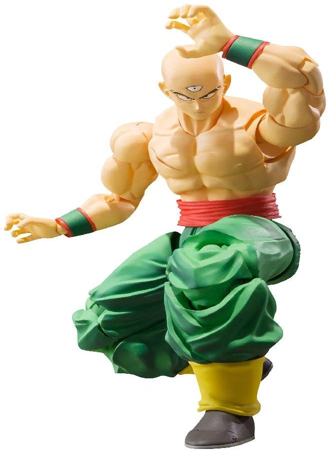 Bandai - Bandai Tamashii Nations S.H. Figuarts Tien Shinhan Dragon Ball Z Action Figure - Image 1