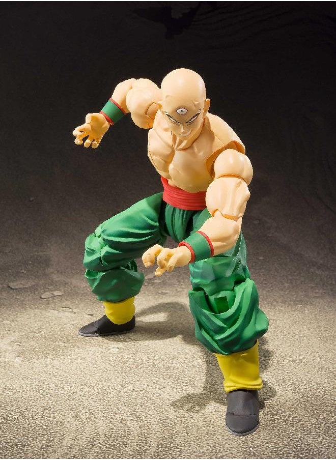 Bandai - Bandai Tamashii Nations S.H. Figuarts Tien Shinhan Dragon Ball Z Action Figure - Image 1