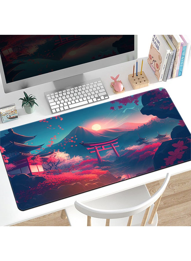 Explosions Creative Texture Lines Abstract Painting Large Flat Rubber Mouse Pad Non-slip Heat Map Wholesale-Color:800*400*2mm-Pattern:MY003 - Image 1