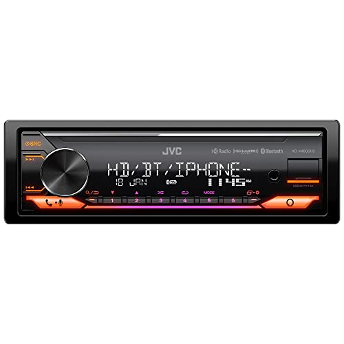 JVC KD-X480BHS Multimedia Car Stereo, Single Din, Built in Amazon Alexa, Blutooth Audio and Hands Free Calling, MP3, USB, AUX-in, AM/FM Radio Receiver, SiriusXM Ready, HD Radio - Image 1