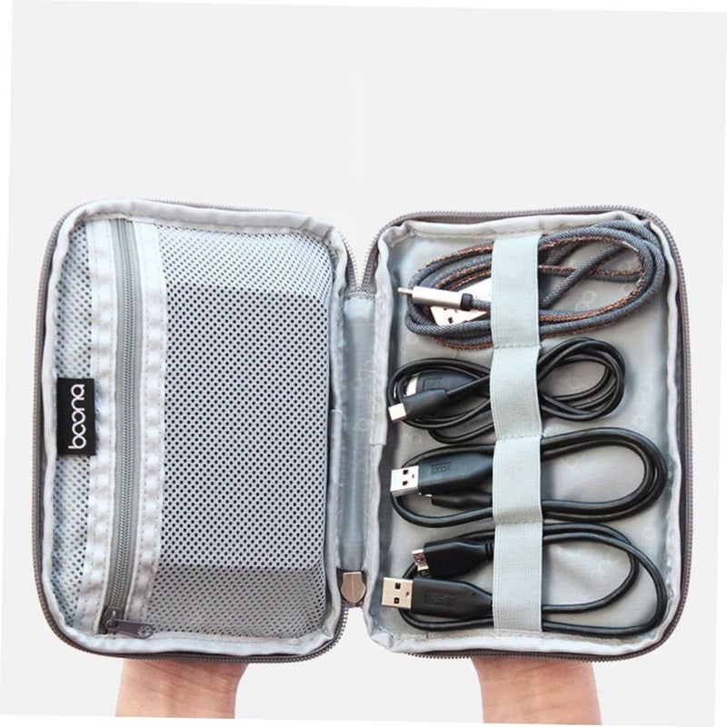 Shockproof External Hard Drive Case with USB Cable Organizer Black 1TB - Image 5