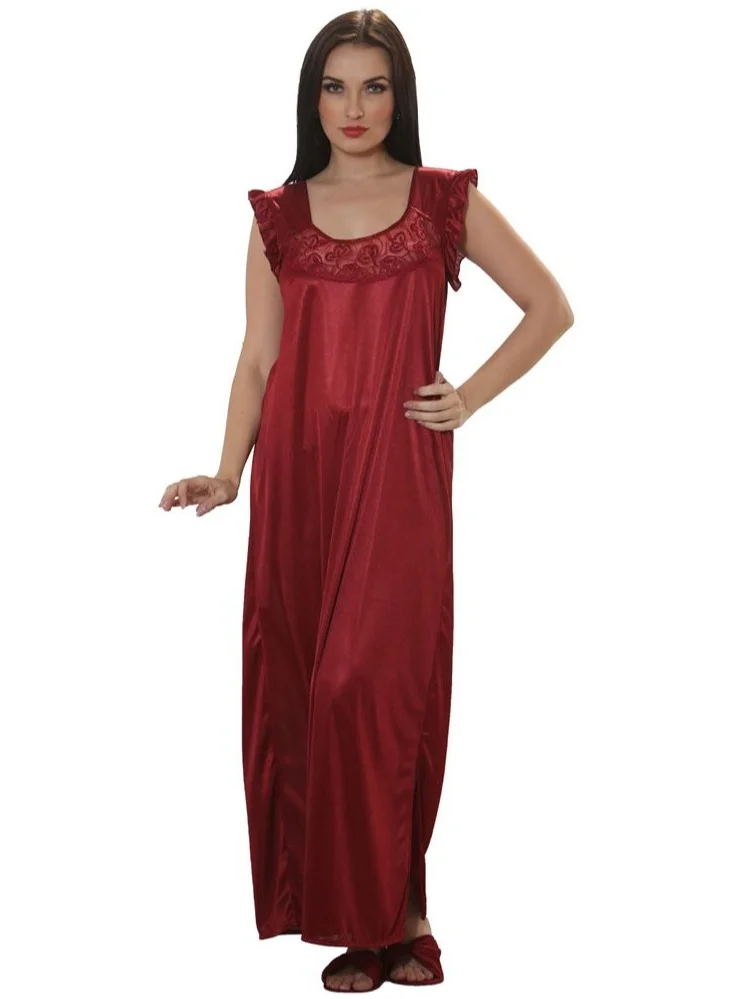 Clovia Lace Detail Nightdress