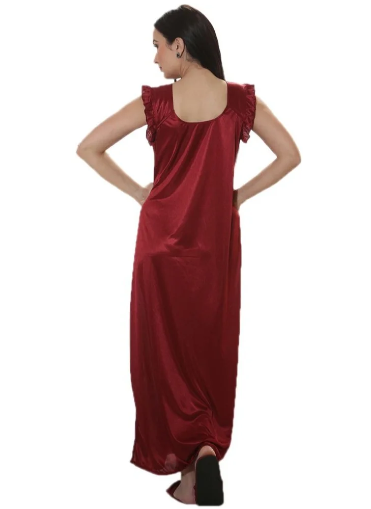 Clovia Lace Detail Nightdress