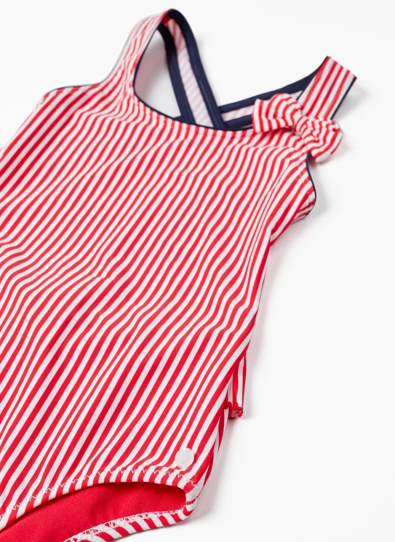 Zippy Striped Swimsuit UV 80 Protection for Girls