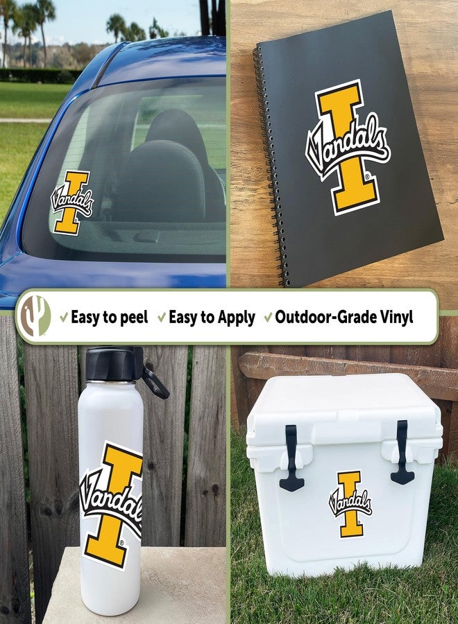 Desert Cactus University of Idaho Vandals U of I Vinyl Decal Laptop Water Bottle Car Scrapbook Sticker (IND 005) - Image 2
