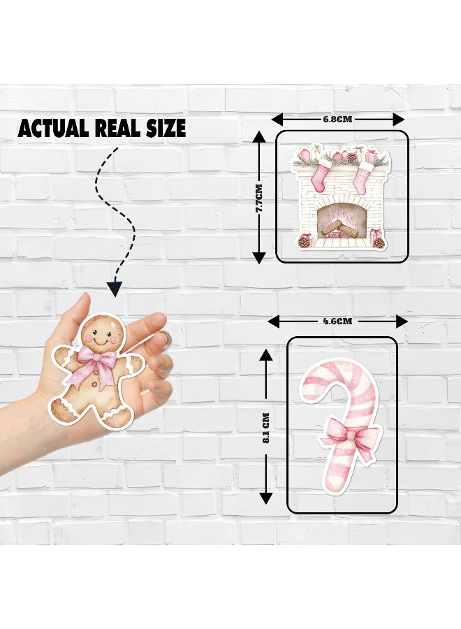 Christmas Fridge Magnets Set of 9 – Festive Decorative Magnets with Santa, Snowflakes, Christmas Trees & Holiday Designs for Refrigerator, Kitchen, and Home Décor, Perfect Seasonal Decorations for a Cozy Christmas Atmosphere - Image 3