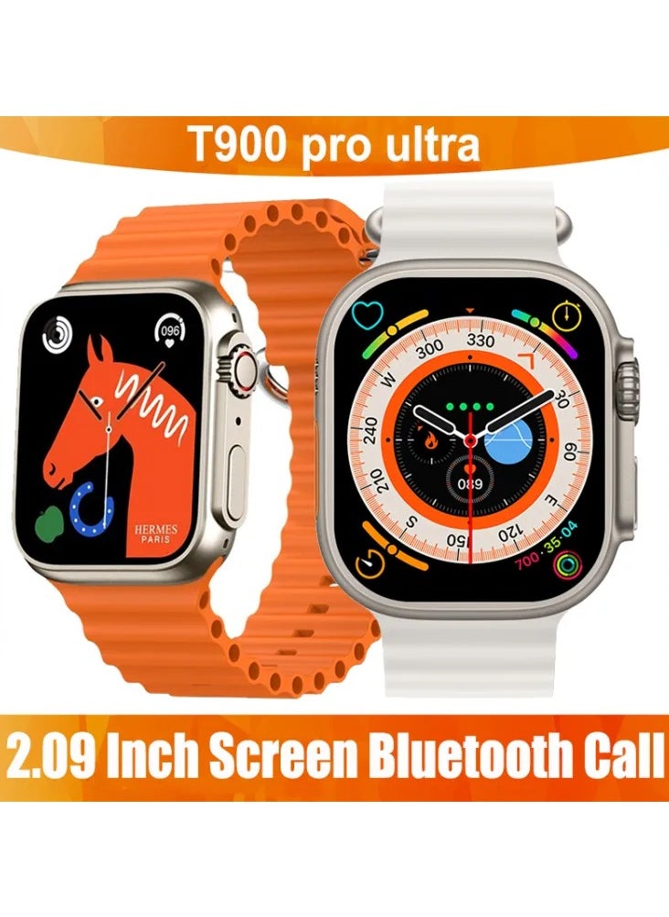 Ultra Pro - T900 Ultra Smart Watch 2.09 Inch HD Screen Orange - Image 1
