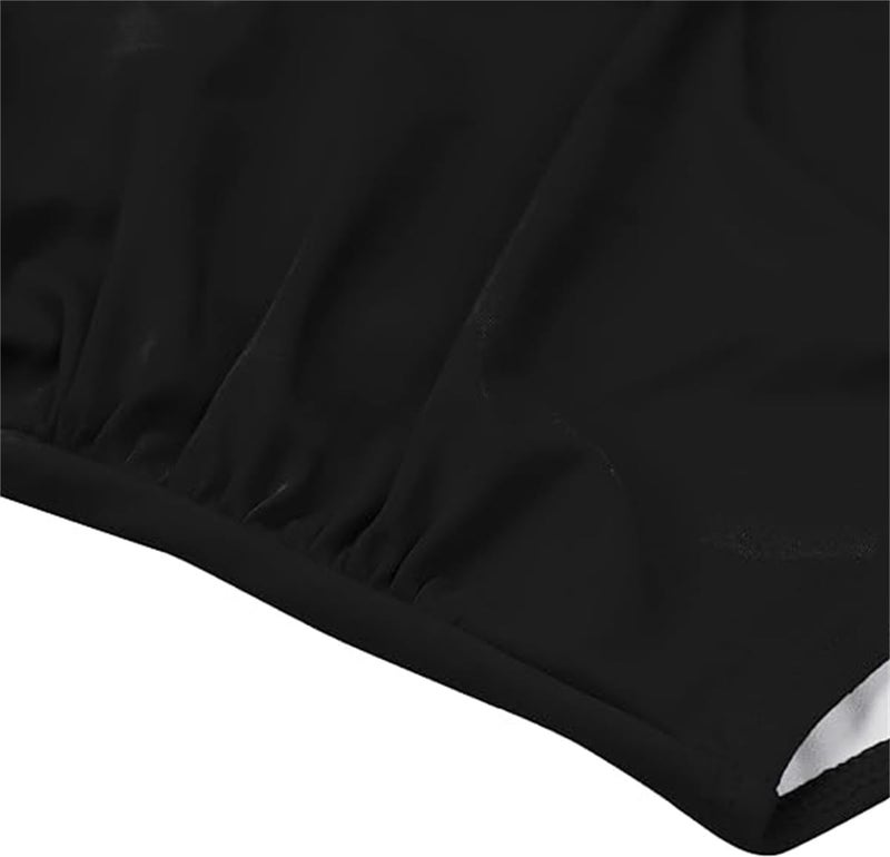 Luckam ملابس السباحة النسائية قطعة واحدة، تحكم في البطن، تصميم مقطع عالي الخصر، ملابس سباحة برباط خلفي، 1 قطعة، حجم L - Image 4