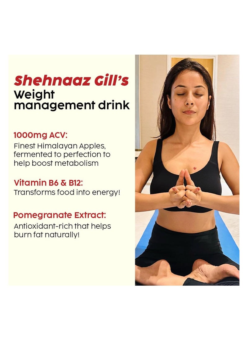 Apple Cider Vinegar 15 Effervescent Tablet ACV with mother for weight loss and easy digestion vitamin B6 and B12 Pack of 4 Apple 100 vegan Easy to carry and consume