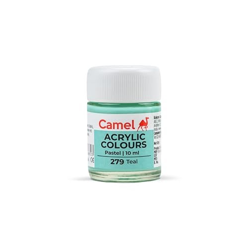Camel Acrylic Pastel Shades 10ml Each,6 Shades, Assorted - Image 3