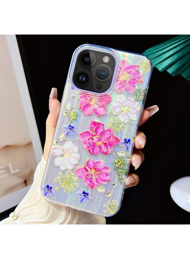 اس-توب جراب لهاتف iPhone 14 Pro مصنوع من مادة TPU الملونة المطلية بالكهرباء + جراب هاتف PC - Image 1