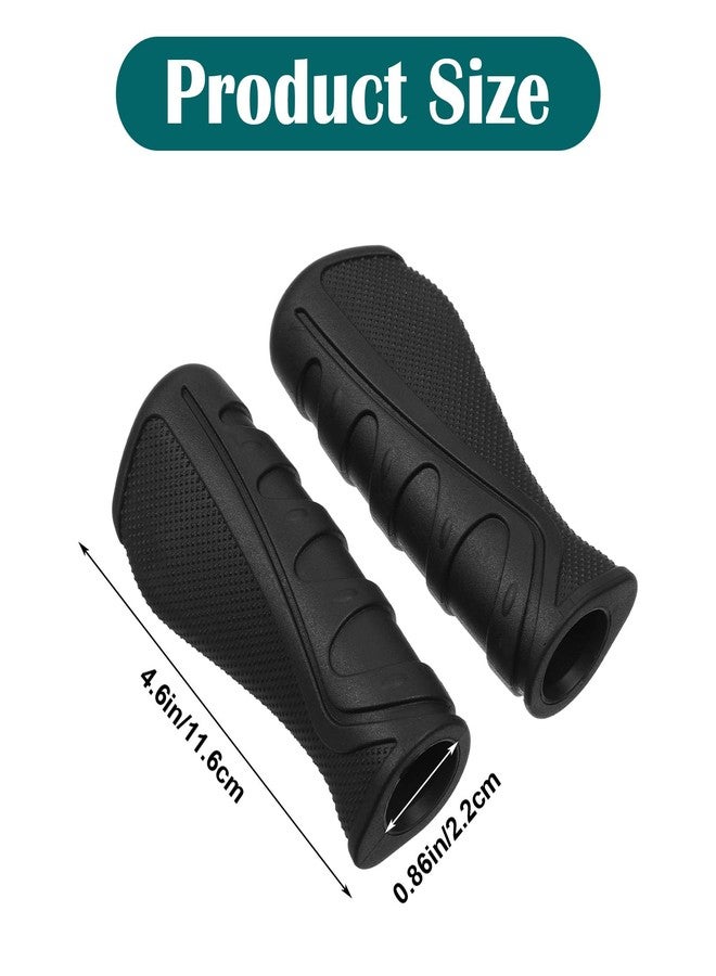 Xosjska 2 PCS Anti-Slip Wheelchair Handle Grips, Universal Rubber Rollator Hand Grip Rolling Walker Hand Grips Replacement Parts for Rollators Crutch, Rollator Walker Hands Grip for Seniors, Mobility Impaired - Image 2