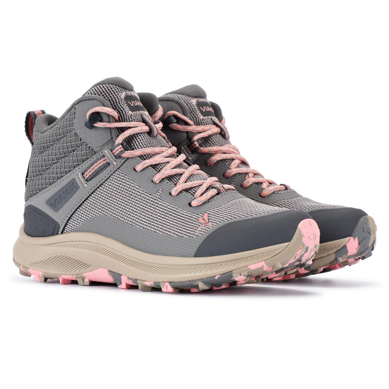 Viakix Monterra Mid Womenâ€™s Waterproof Hiking Boots â€“ Lightweight Comfortable Trail Shoes for Trekking, Backpacking, Thru & Day Hikes, Grey 8 - Image 5