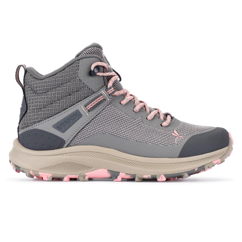 Viakix Monterra Mid Womenâ€™s Waterproof Hiking Boots â€“ Lightweight Comfortable Trail Shoes for Trekking, Backpacking, Thru & Day Hikes, Grey 8 - Image 4