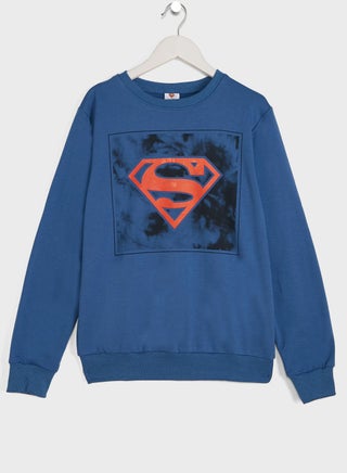 Youth Superman Sweatshirt - pzsku/Z93EF23F55668FE268A4FZ/45/_/1698930184/09e18978-e83b-4fe4-b20b-b0e421d34786