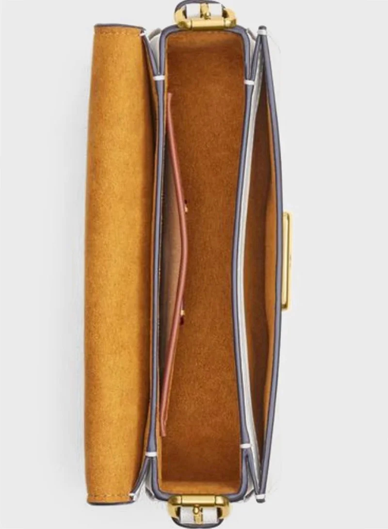 كوتش حقيبة كتف زوي من جلد العجل مقاس