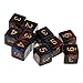 Yiotfandoll 10PCS Polyhedral Dice D6 Acrylic 16mm 6 Sided Double Color Game Dice for RPG MTG DND Table Games Red Blue - Image 2