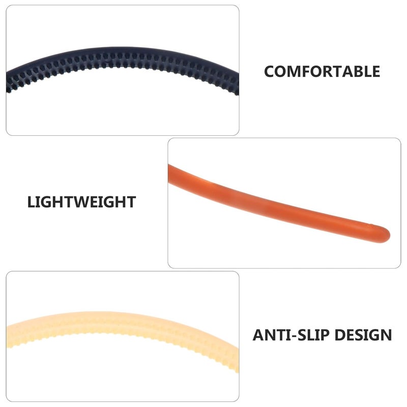 Ciieeo 10 Pieces Candy Color Plain Headband Hair Hoop with Teeth Non-slip Hair Band for Teens Women Daily Wear Random Color - Image 4