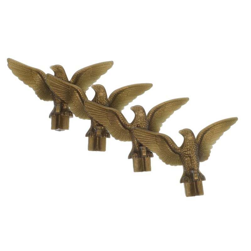 4pcs Plastic Eagle Flag Pole Toppers for Outdoor Garden Patio Ornament - Image 2