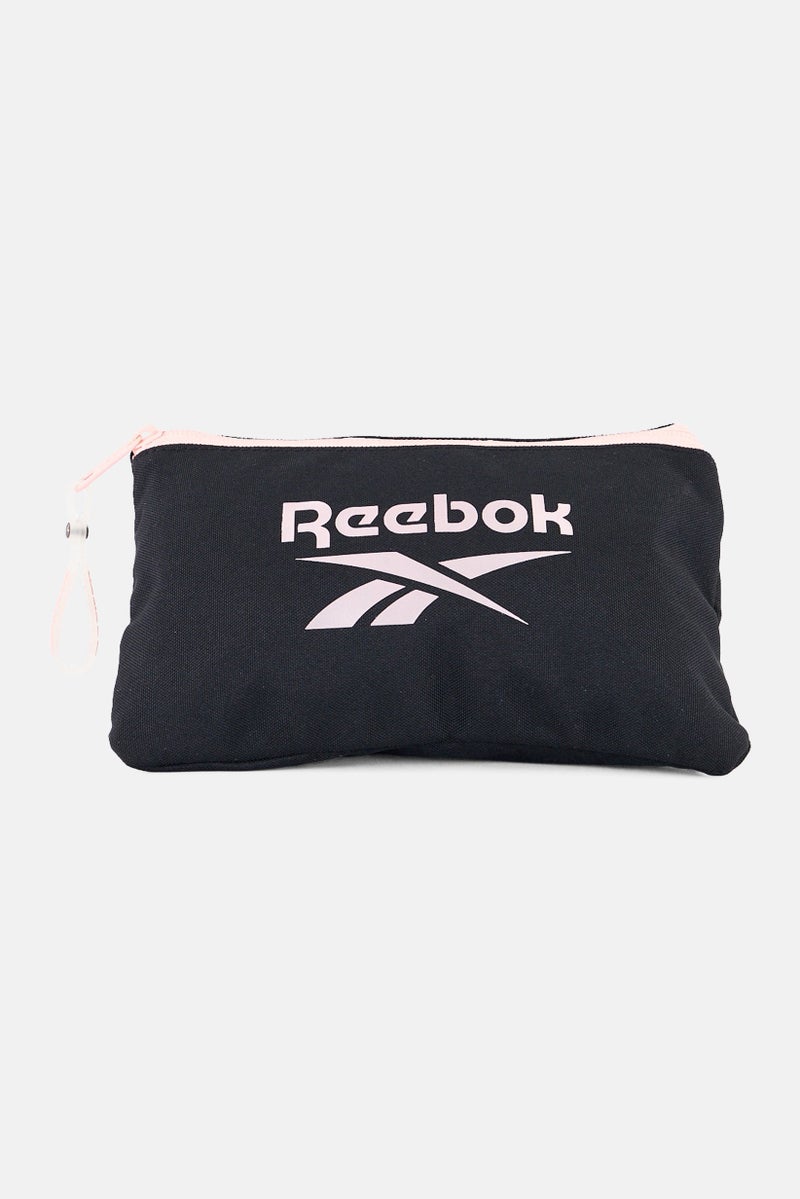 Reebok Kids Girl Brand Logo Pencil Case With 3 Compartment, Multicolor - Image 3