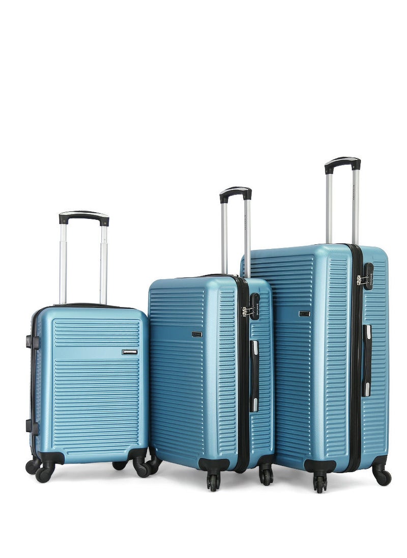 GIORDANO 3 piece luggage trolley set 