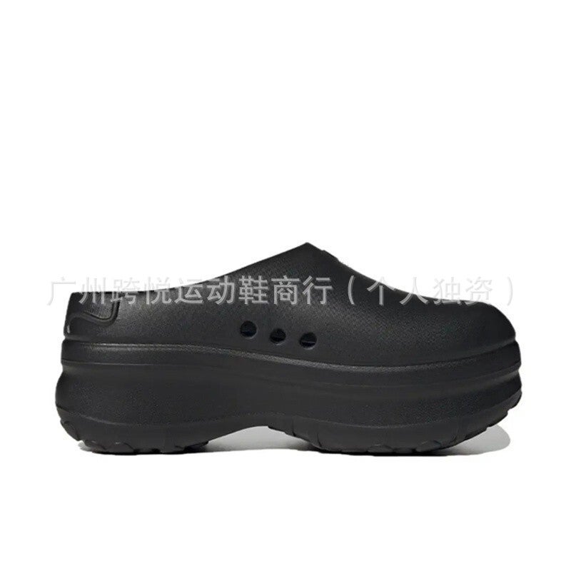 Women'S Thick-Soled Closed-Toe Shoes, Non-Slip Height-Increasing Chef Shoes, Mule Sports Half-Slipper Clogs, Sandals For Men And Women, Ins Style - Image 3