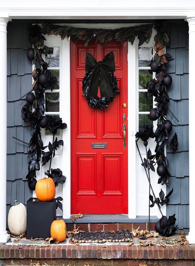 TONIFUL Black Wide Satin Ribbon - 100mm x 20m Black Satin Ribbons Solid Fabric Ribbons for Gift Wrapping Christmas Tree Wedding Car Chair Pageant Sashes Grand Opening Festival Party Decor - Image 5