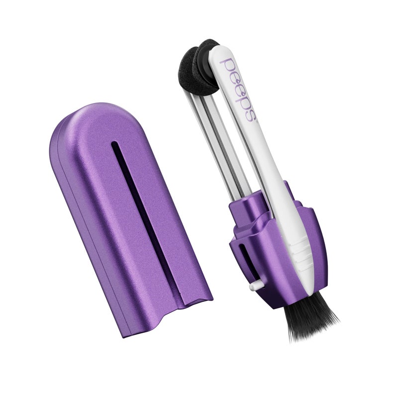 بيبس Carbonklean Peeps Eyeglass Lens Cleaner - تقنية الألياف الدقيقة الكربونية الفعالة والمتينة - تستخدم بشكل حصري من قبل NASA - 500 استخدامات (لافندر اللمس الناعم) - Image 1
