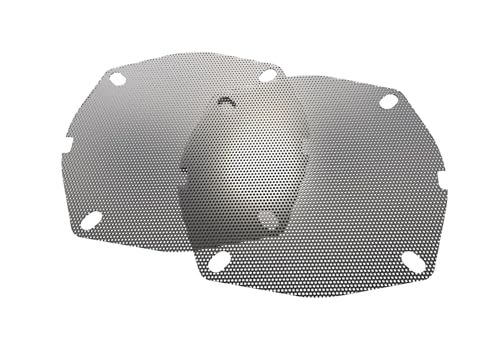 Hogtunes SGF GRILL-AA Front Speaker Grills (2 Pack), Fits 1998-2013 Harley-Davidson Motorcycles - Image 1