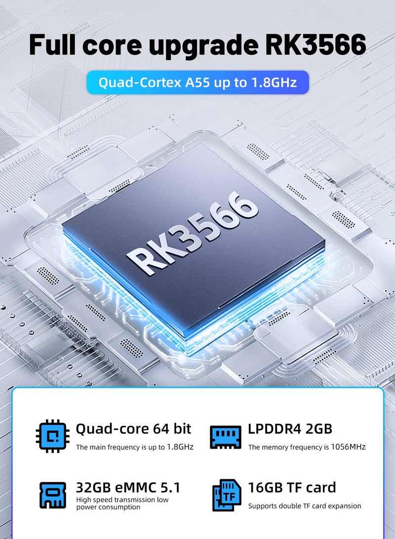 RG353V Portable Game Console with Android 11 and Linux, Includes 64G TF Card Loaded with 4452 Games, Supports 5G WiFi and Bluetooth 4.2 (Grey) - Image 5