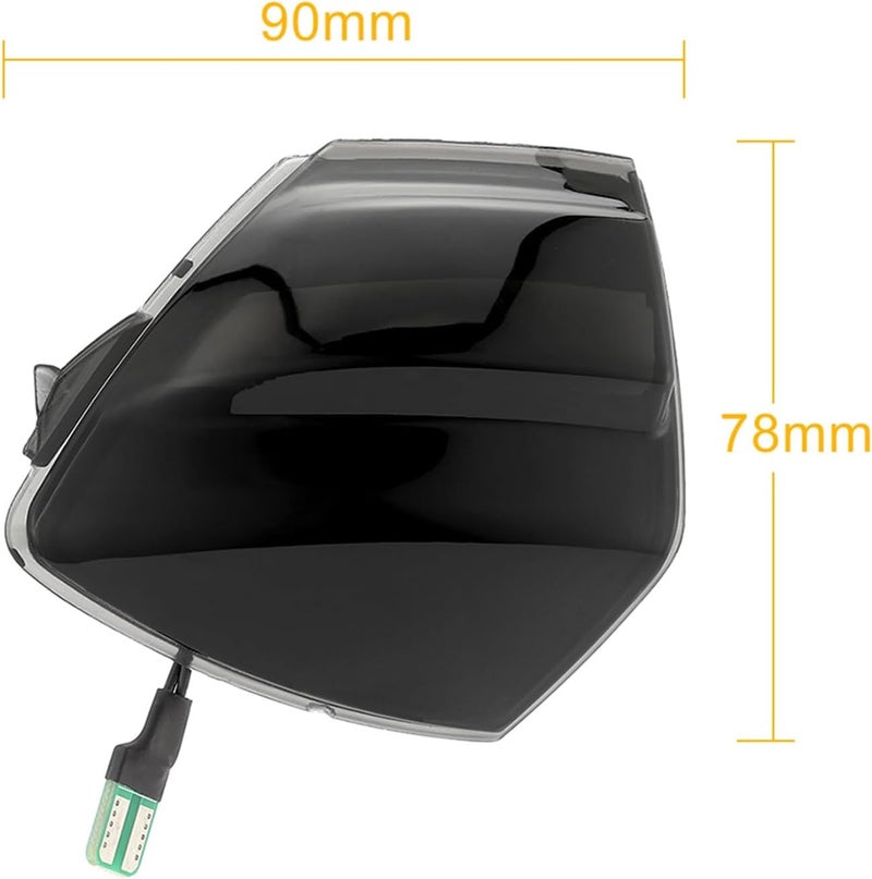 QASULER Dynamic Side Mirror Turn Signal Lights - Image 2