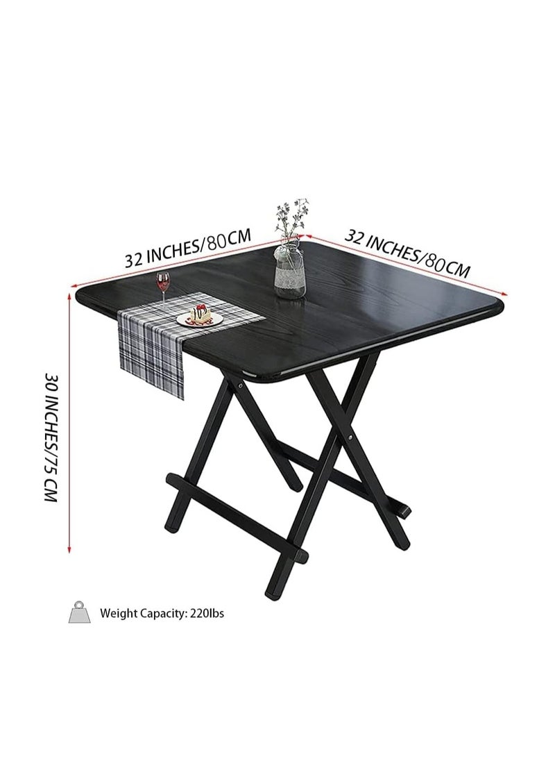 Centerfold Folding Table, Foldable Coffee Table, Balcony Patio Table, Dining Table, No need to Assemble, Eco-Friendly(Chairs Not Included)