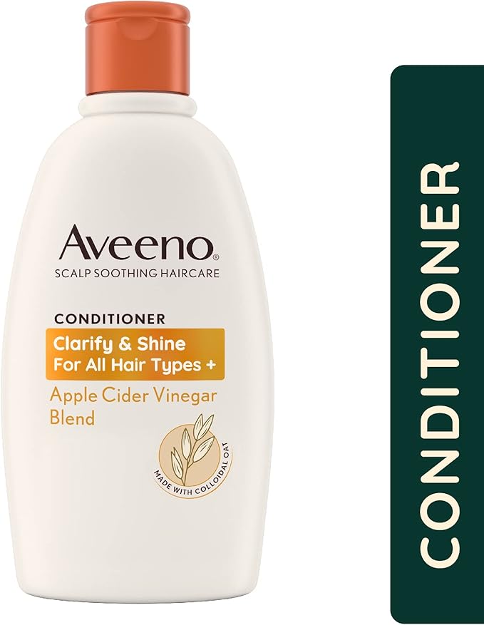 Aveeno بلسم أفيينو لتوضيح وتألق خل التفاح لتهدئة فروة الرأس لجميع أنواع الشعر 300 مل - Image 2