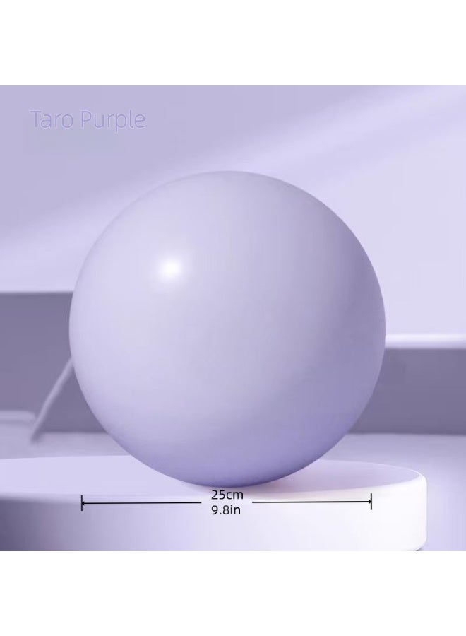Zesen 1 Pcs Exercise Balls Thicken Explosion-proof Pilates Ball, Mini 9.84in/25cm Yoga Ball, Suitable For Body Shaping, Sensory Balance Training, Unaerated Purple - Image 3