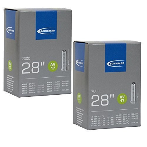 أنابيب داخلية شوالبي AV17 700 x 2845c 28 27 صمام شرايدر عبوة من 2