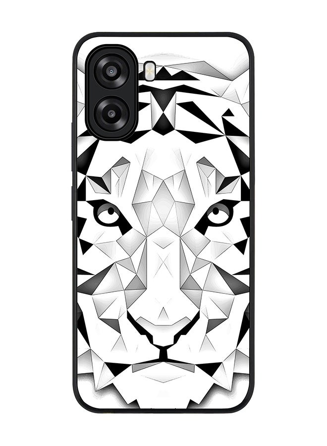 Stylizedd For Oppo A6t 5G / A6t 4G Case,Slim fit Camera Protection, Shockproof Thin Phone cover  - Poly Tiger - Image 1