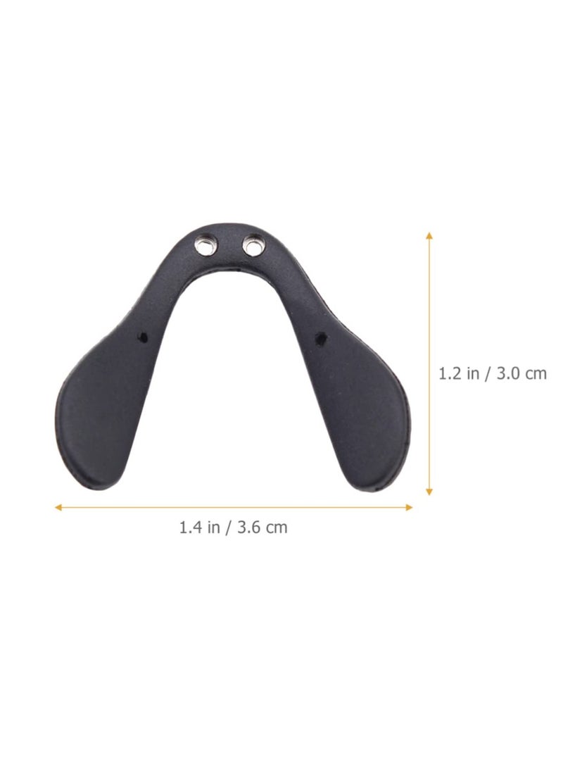 Anti Slip Nose Pads  Eyeglass Nose Pads Adjustable Cycling Glasses Nose Cushion Riding Glasses Nose Pad for Glasses Eyeglasses Sunglasses Saddle Bridge Nose Pads