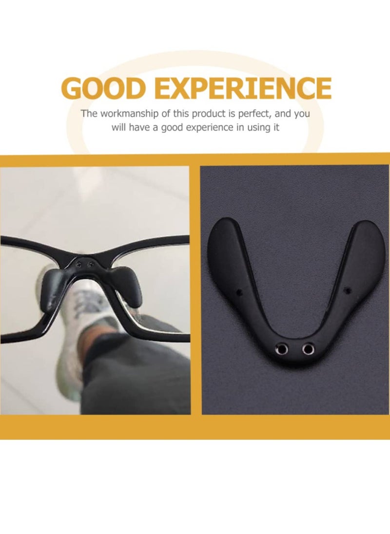 Anti Slip Nose Pads  Eyeglass Nose Pads Adjustable Cycling Glasses Nose Cushion Riding Glasses Nose Pad for Glasses Eyeglasses Sunglasses Saddle Bridge Nose Pads