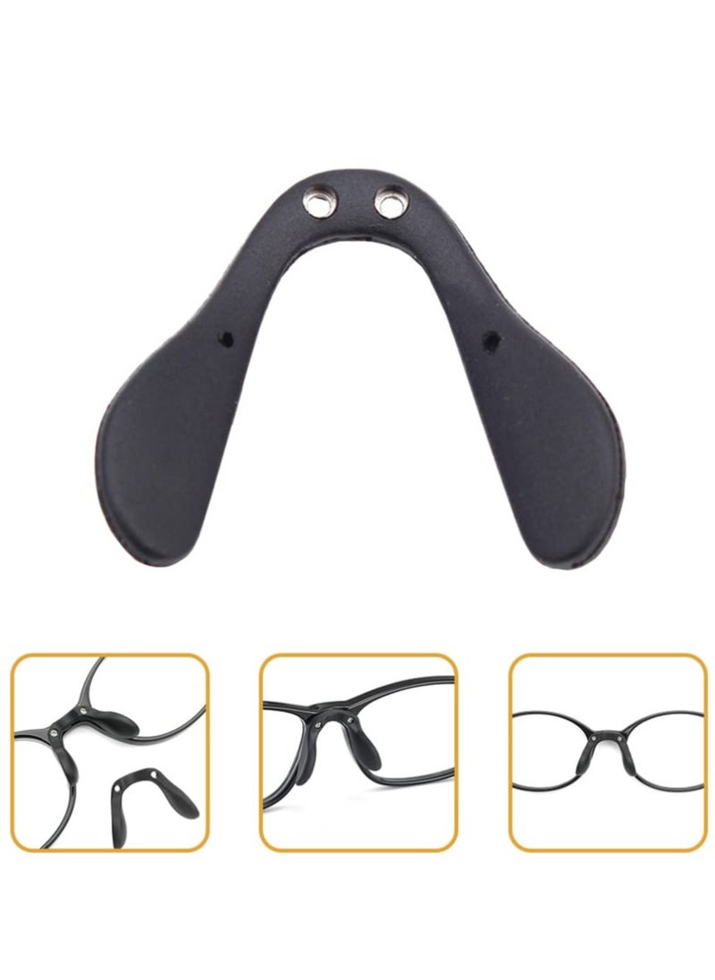 Anti Slip Nose Pads  Eyeglass Nose Pads Adjustable Cycling Glasses Nose Cushion Riding Glasses Nose Pad for Glasses Eyeglasses Sunglasses Saddle Bridge Nose Pads