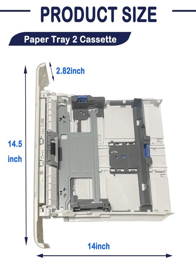 درج الورق رقم 2 متوافق مع طابعات HP LaserJet Pro M402d، M402n، M402dn، M403dn، M404n، M405، M426fdw، M429dw، درج إدخال الورق رقم 2، RM2-5392-000، M403dw، M305، M403، M427dw، M428، سعة 250 ورقة. - Image 2